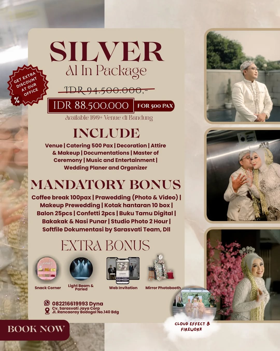 sarasvati.wedding Facebook ad: RAMADAN PENUH BERKAH & PROMO BIG DEAL DIPERPANJANG!