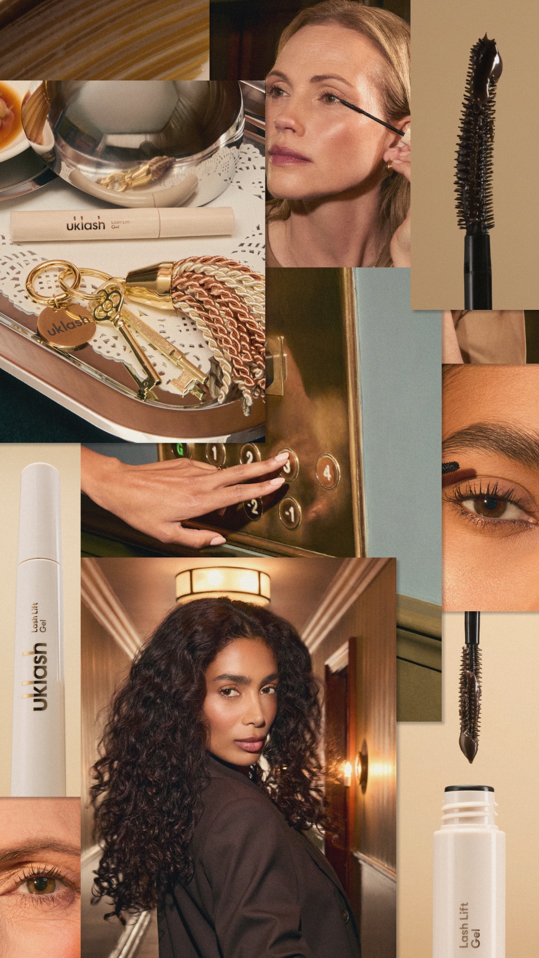 Uklash Facebook ad: NEW IN: Lash Lift Gel