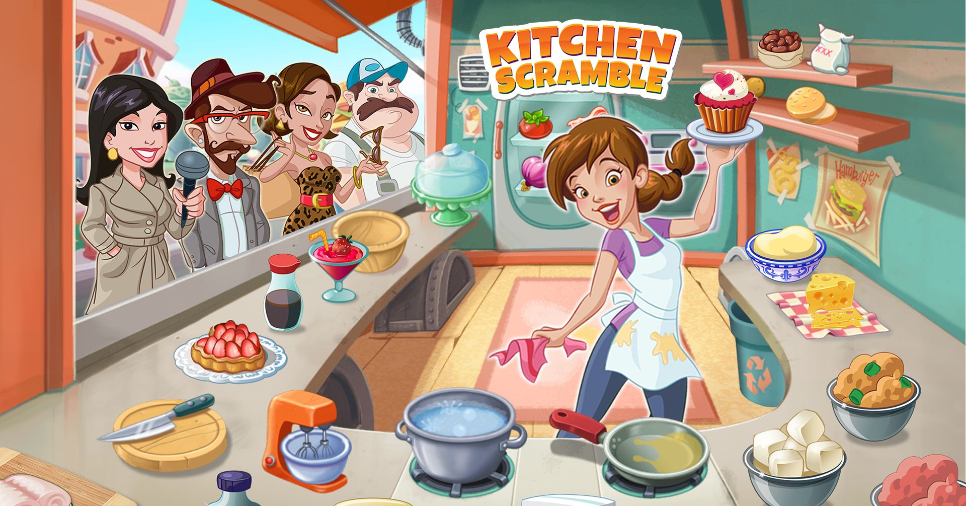 Kitchen Scramble Facebook ad