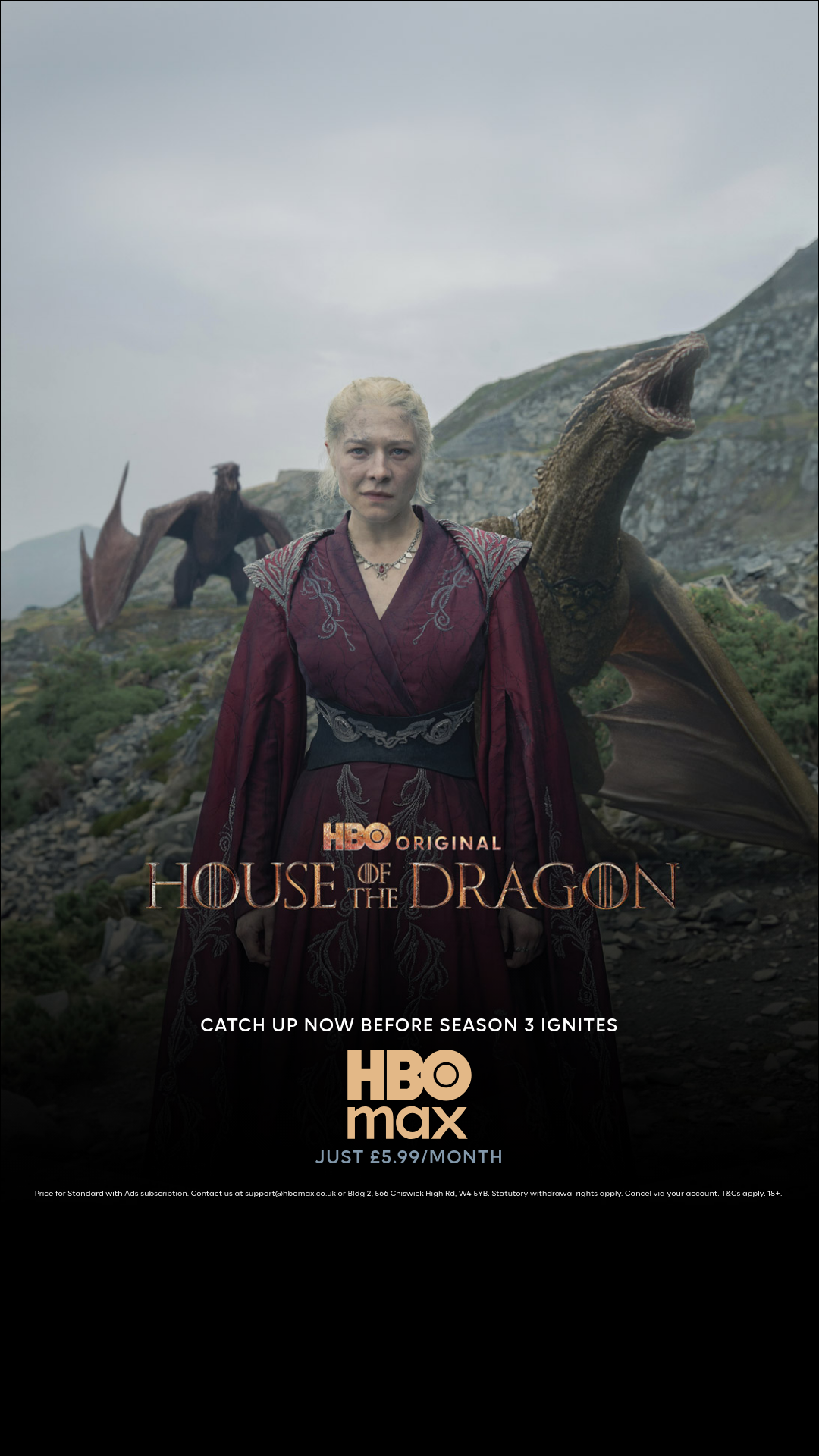 HBO Max Facebook ad from May 21, 2026