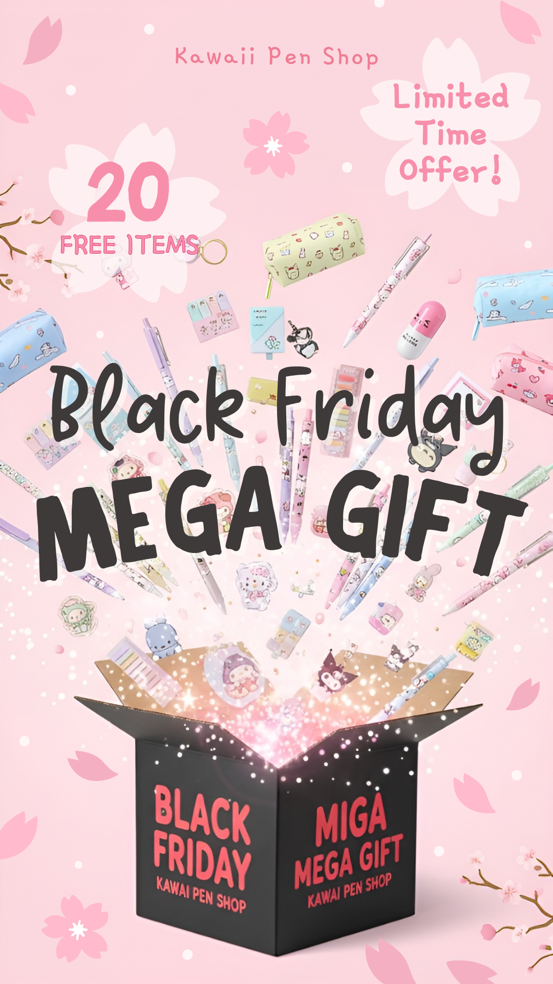 Kawaii Pen Shop Facebook ad