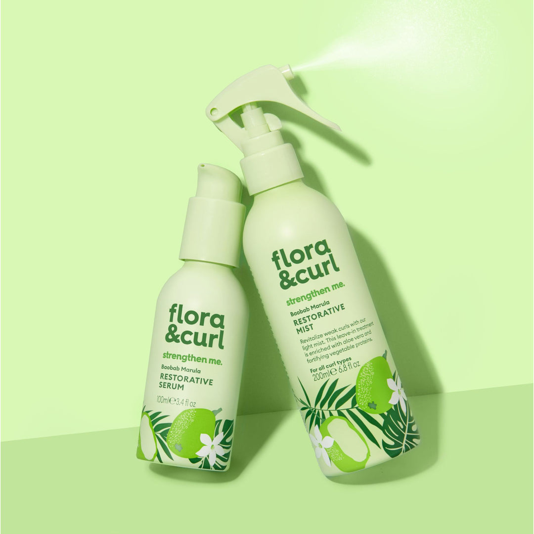 Flora & Curl Haircare Facebook ad