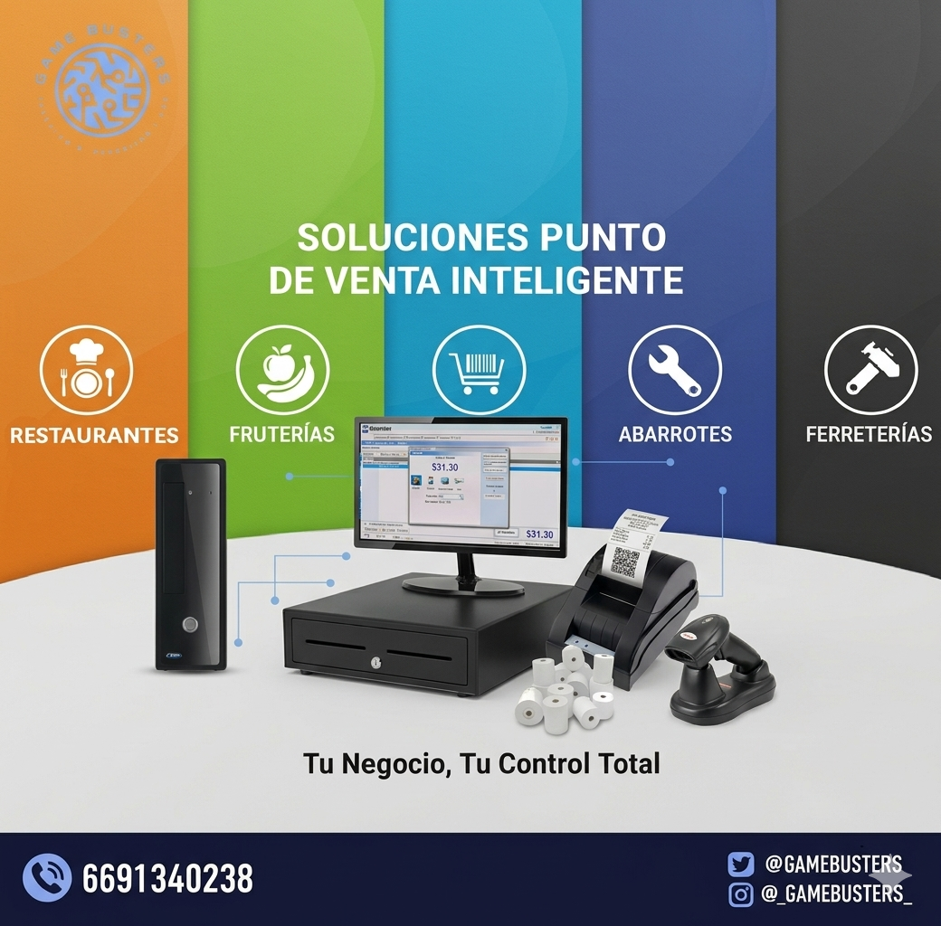 GameBusters Facebook ad: PUNTO DE VENTA!