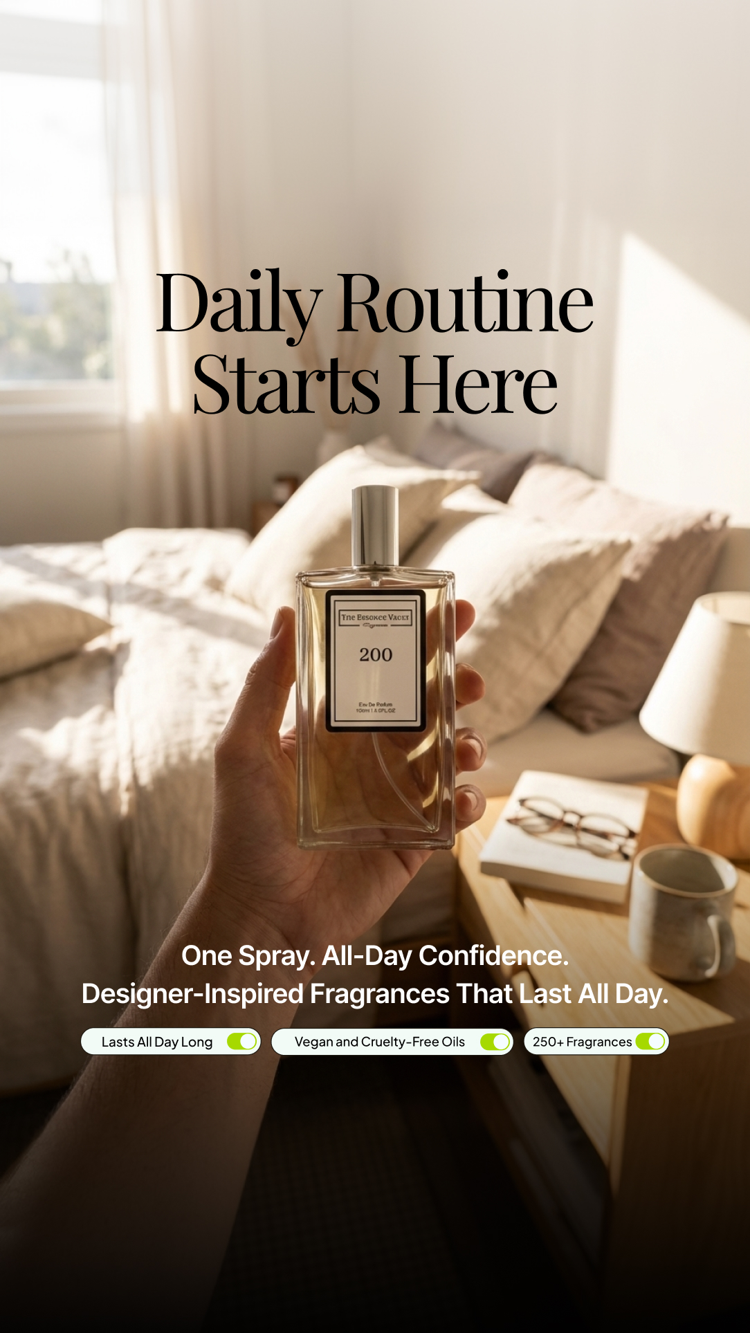The Essence Vault Facebook ad
