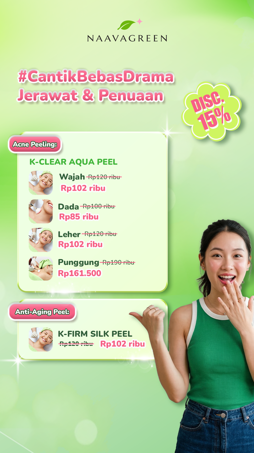 Naavagreen Natural Skincare Facebook ad