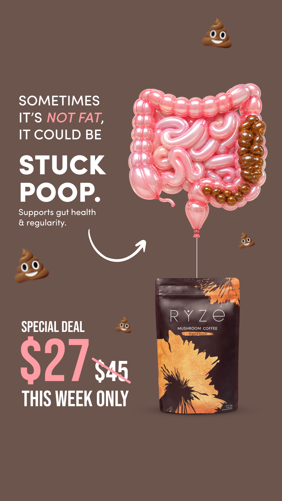 RYZE Superfoods Facebook ad