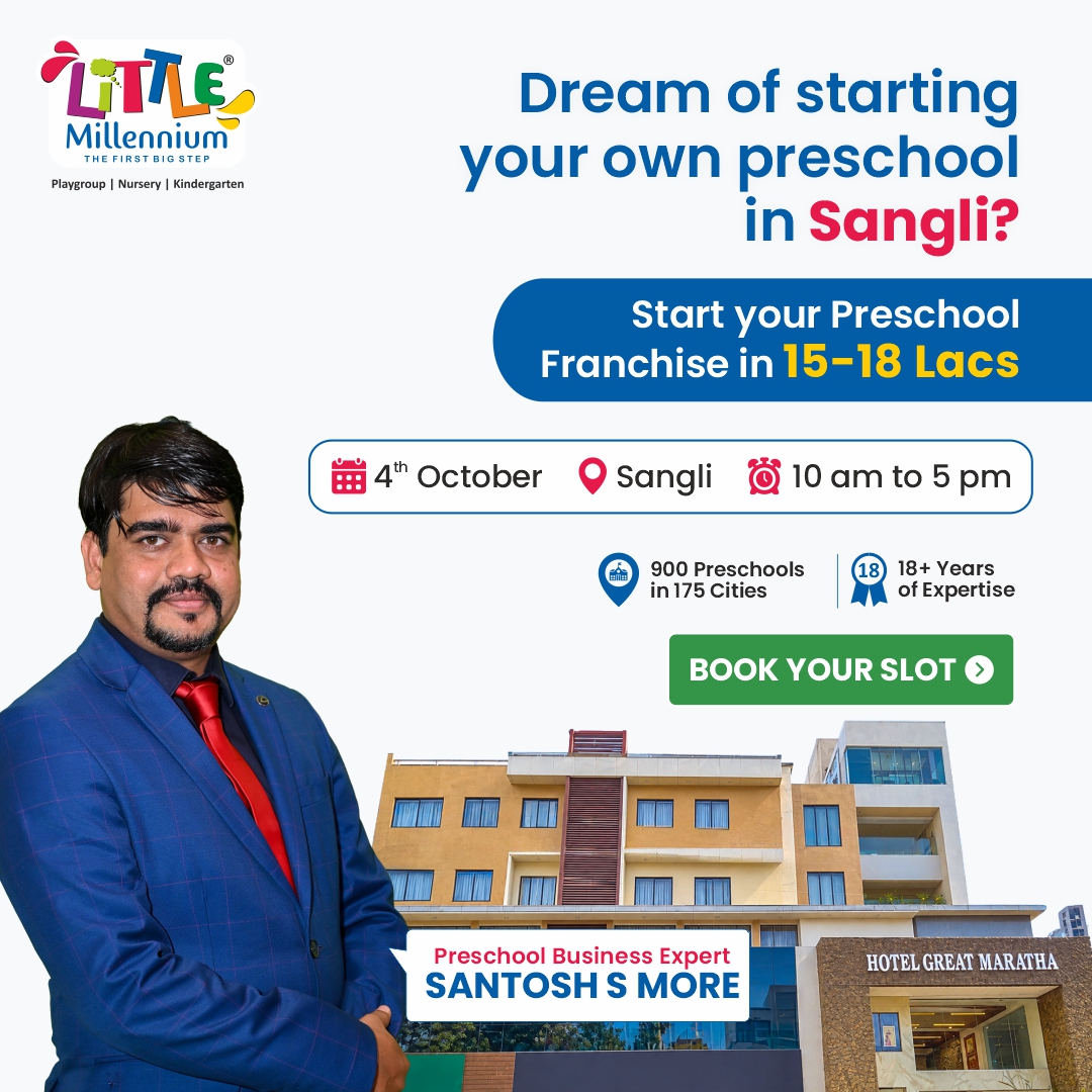 LittleMillennium Facebook ad: Open Preschool Franchise