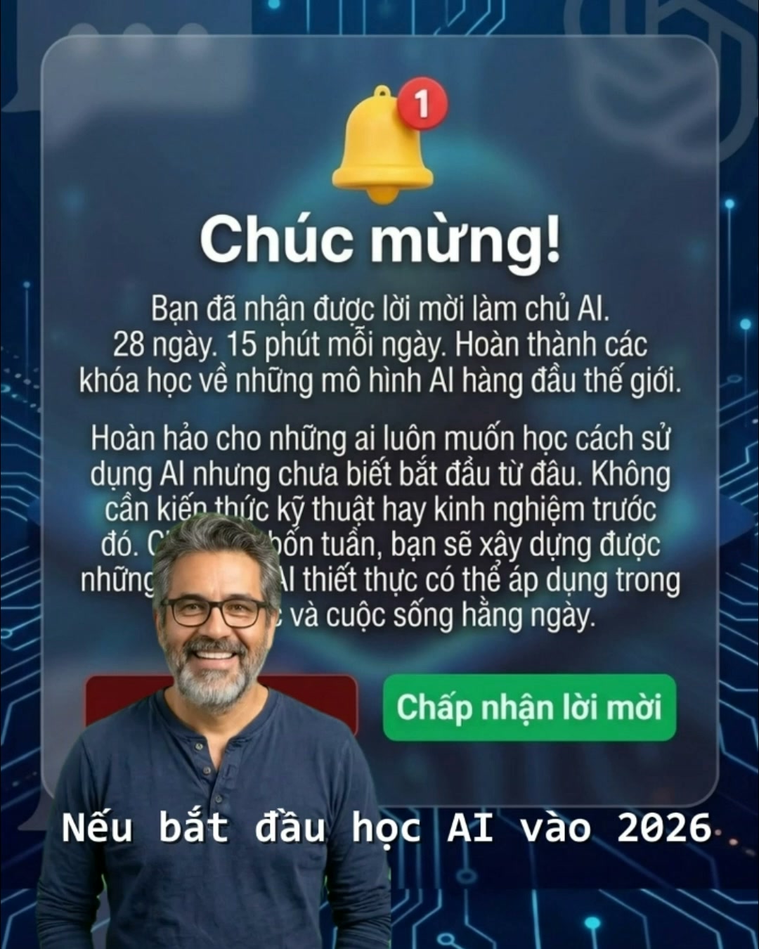 AI Made Simple: Learn AI for Beginners Facebook ad: Nhận ưu đãi giảm 90%