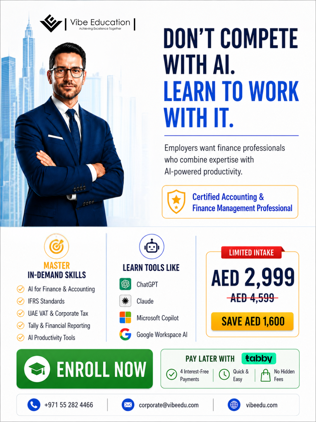 Vibe Education Dubai Facebook ad