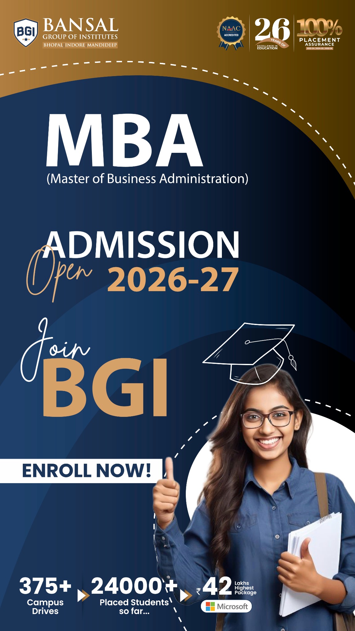 Bansal Group of Institutes - BGI Bhopal Facebook ad