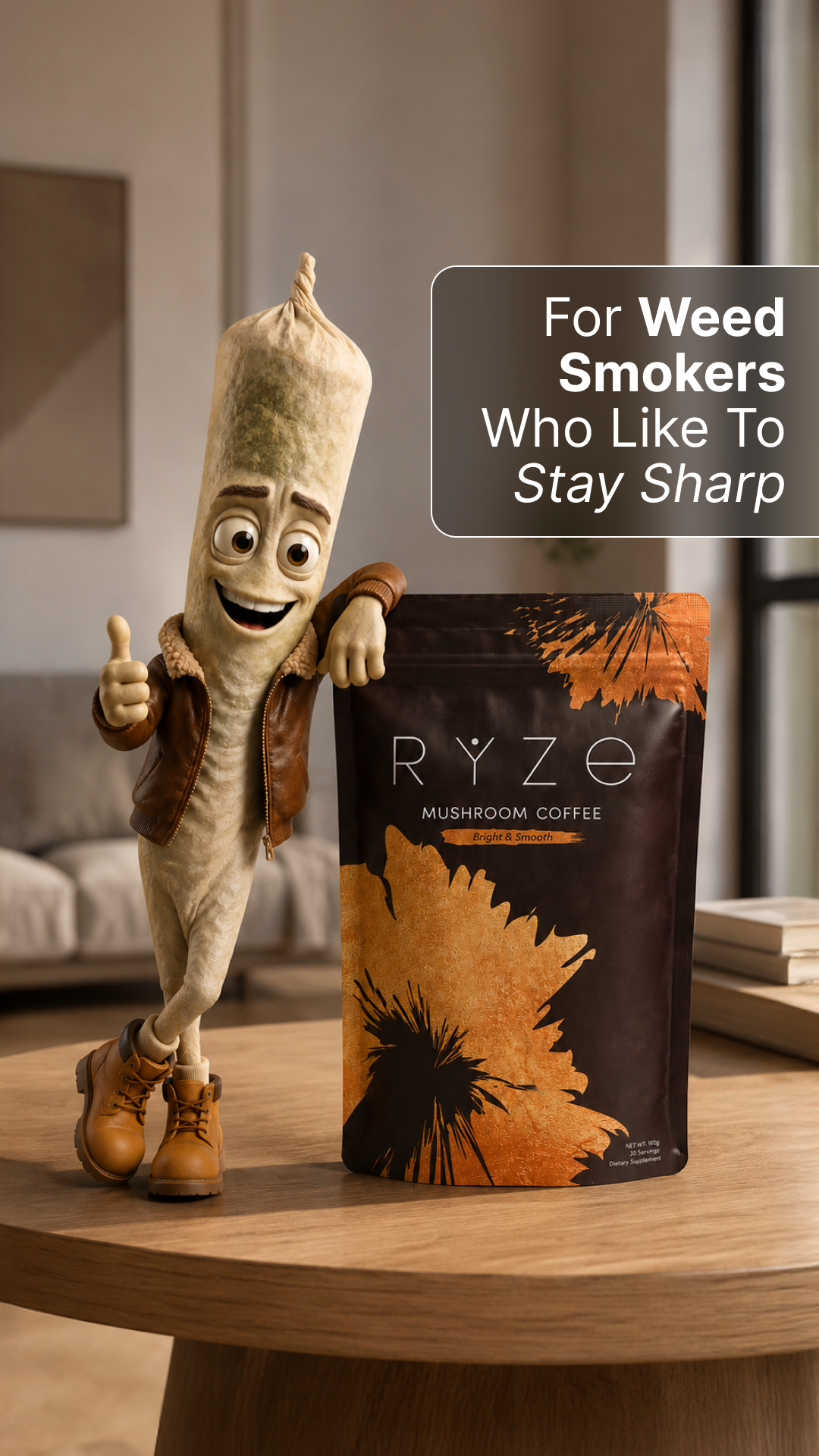 RYZE Superfoods Facebook ad