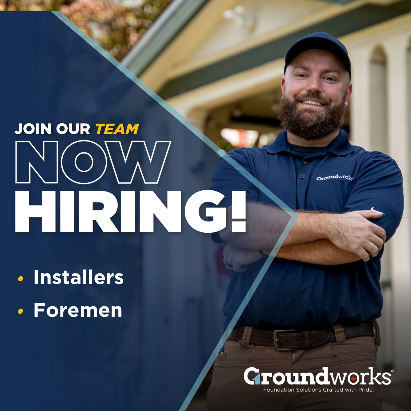 Groundworks - Edmonton Facebook ad: Build something that lasts with Groundworks, North…
