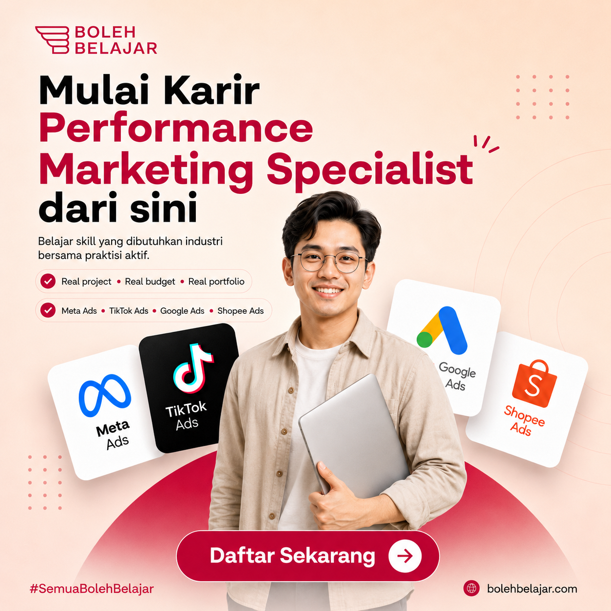 Bolehbelajar Facebook ad