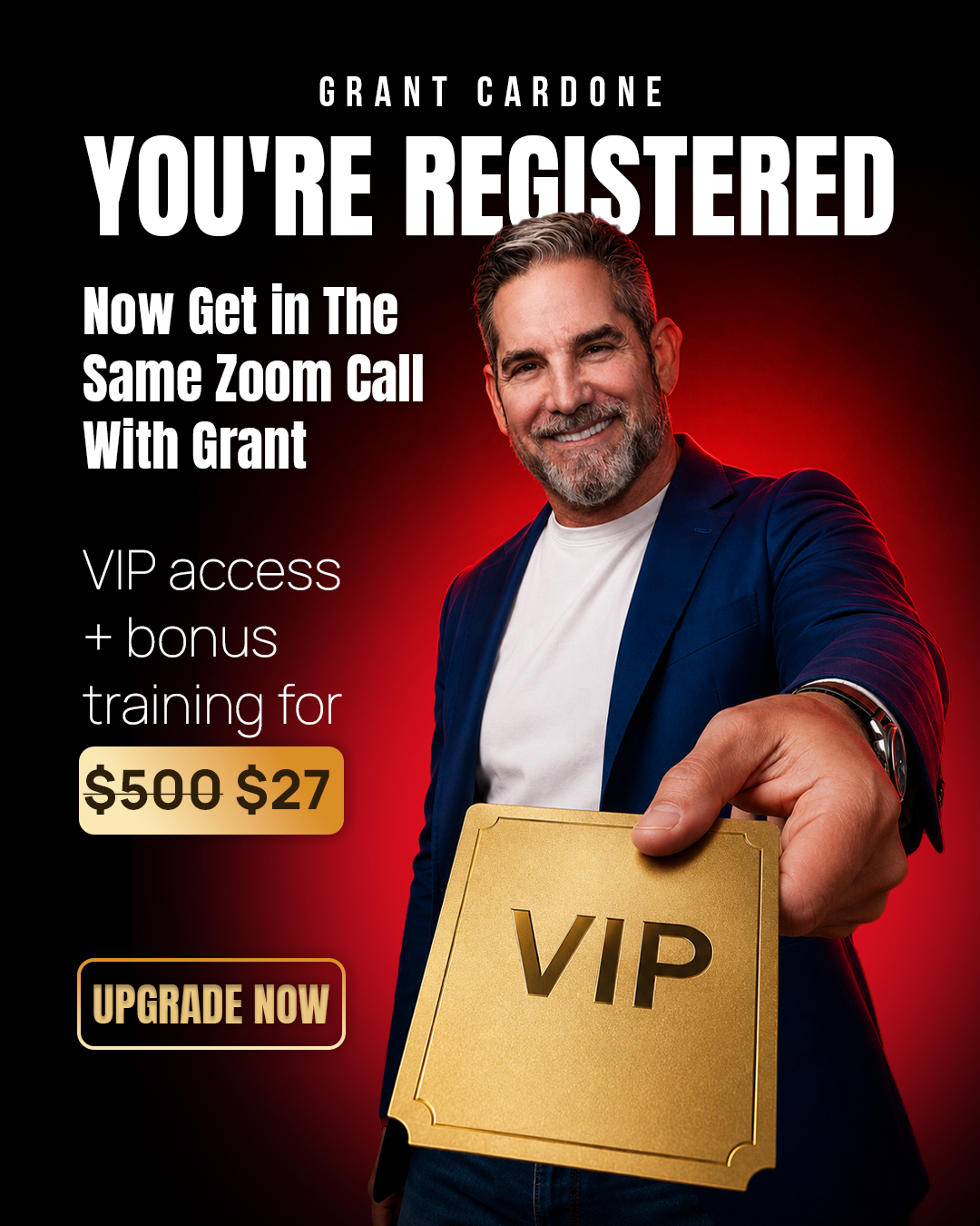 Grant Cardone Facebook ad