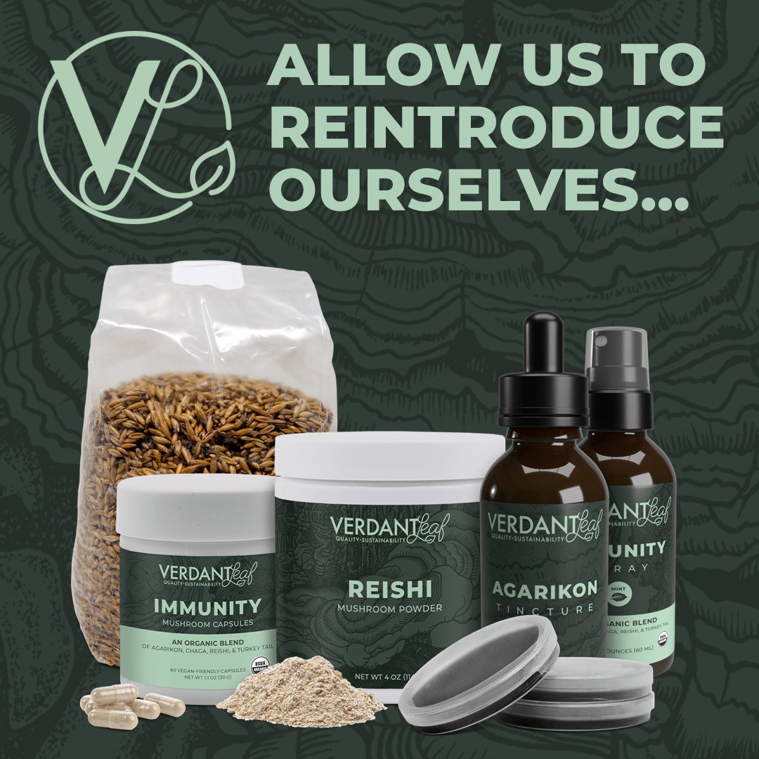 Verdant Leaf Mushrooms Facebook ad: How do you prefer to take your mushroom…