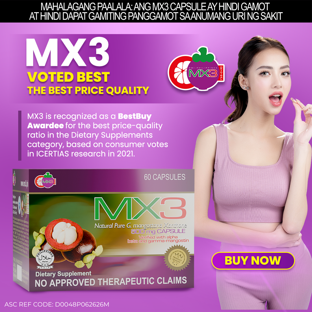 MX3 Natural Supplements Facebook ad