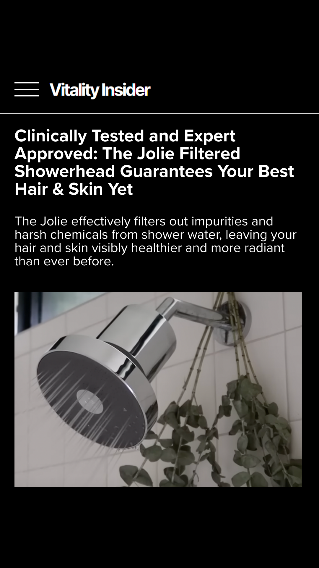 Vitality Insider Facebook ad from Jul 9, 2026