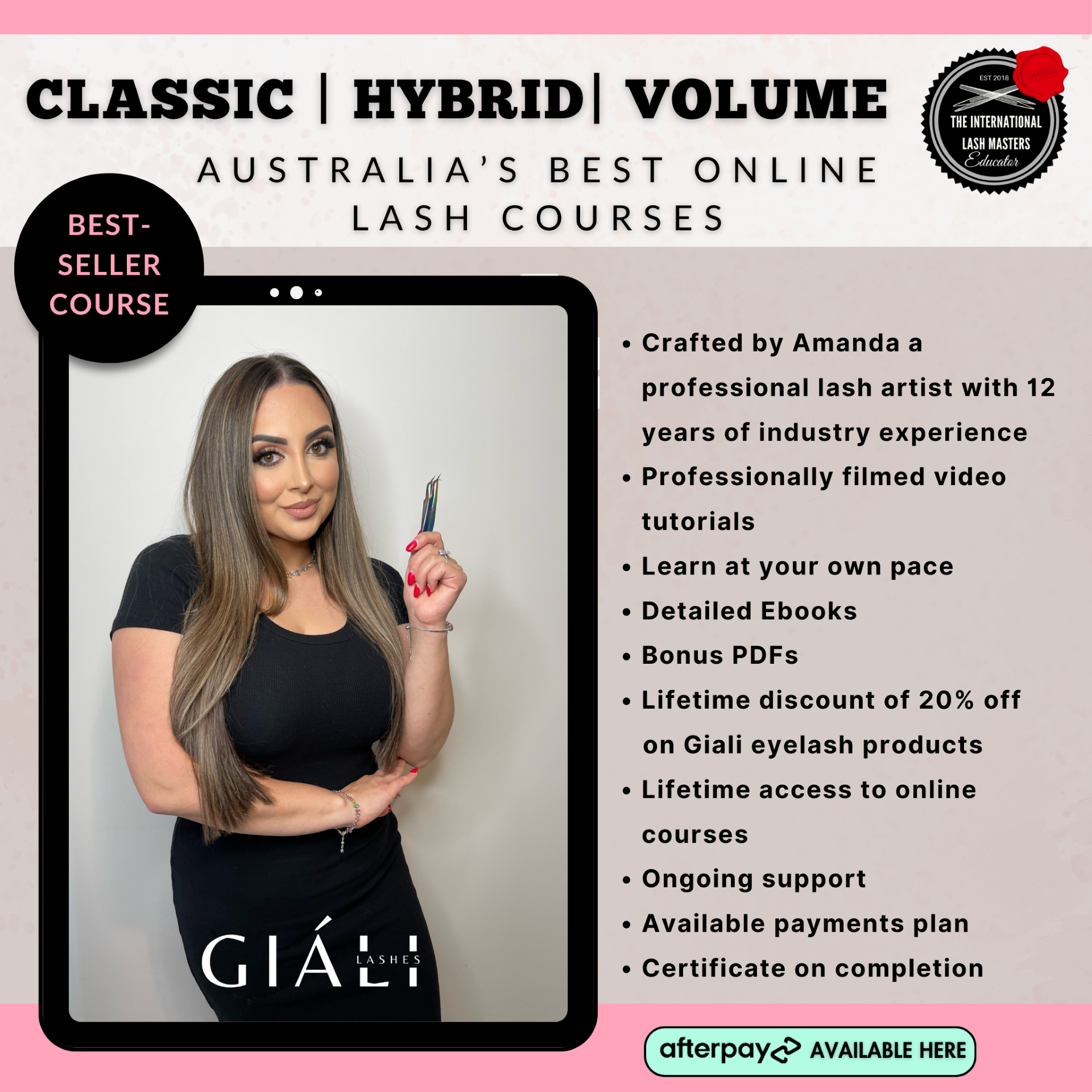 Giáli Lashes Facebook ad