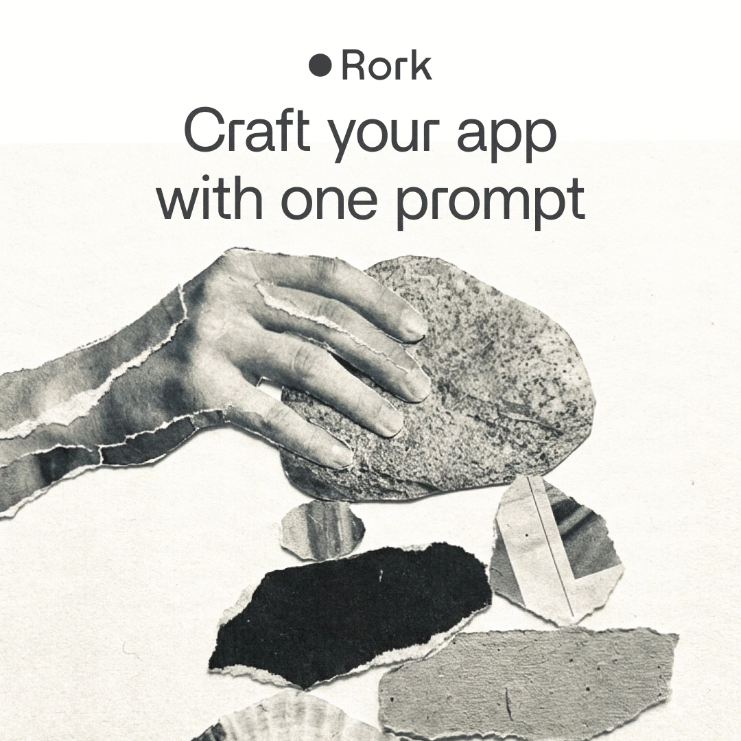 Rork. Build native mobile apps, fast. Facebook ad