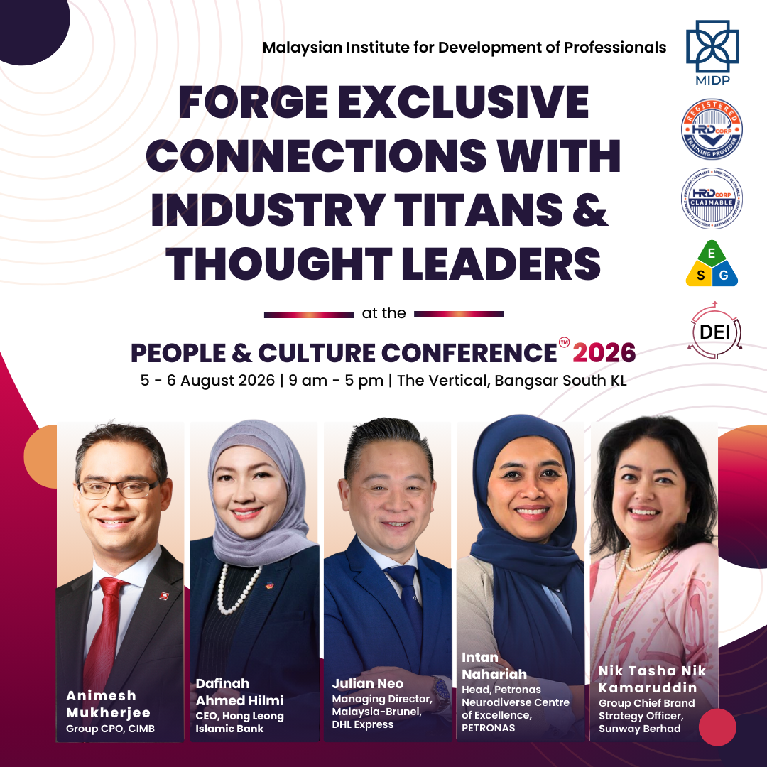 MIDP - Malaysian Institute for Development of Professionals Facebook ad: Geopolitical shocks. Constant disruption.