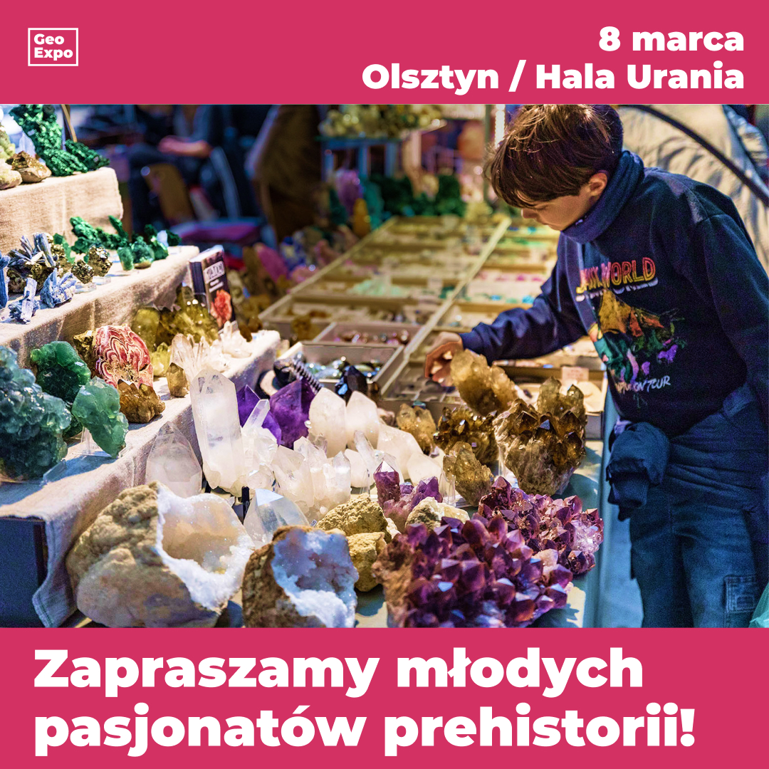 GeoExpo Facebook ad: Giełda Biżuterii, Minerałów i Skamieniałości / Olsztyn