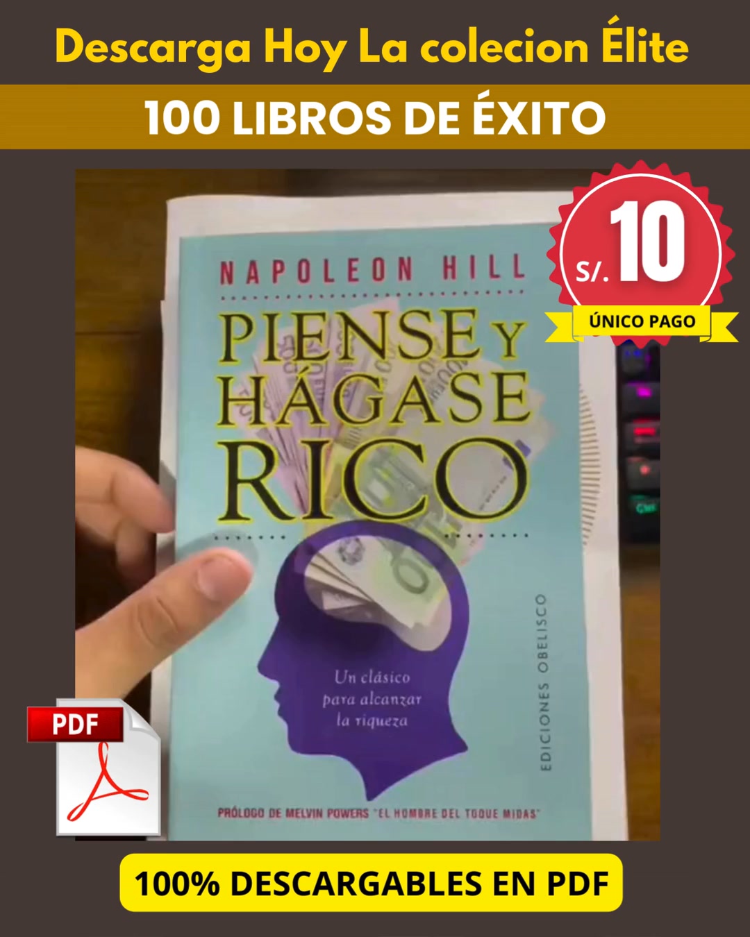 Libros de Éxito Facebook ad: Único Pago 10 SOLES