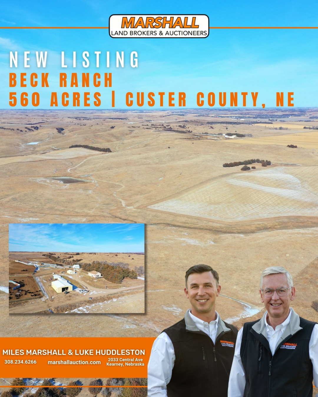 Marshall Land Brokers & Auctioneers Facebook ad: Nebraska Land for Sale | Marshall Land Brokers and…