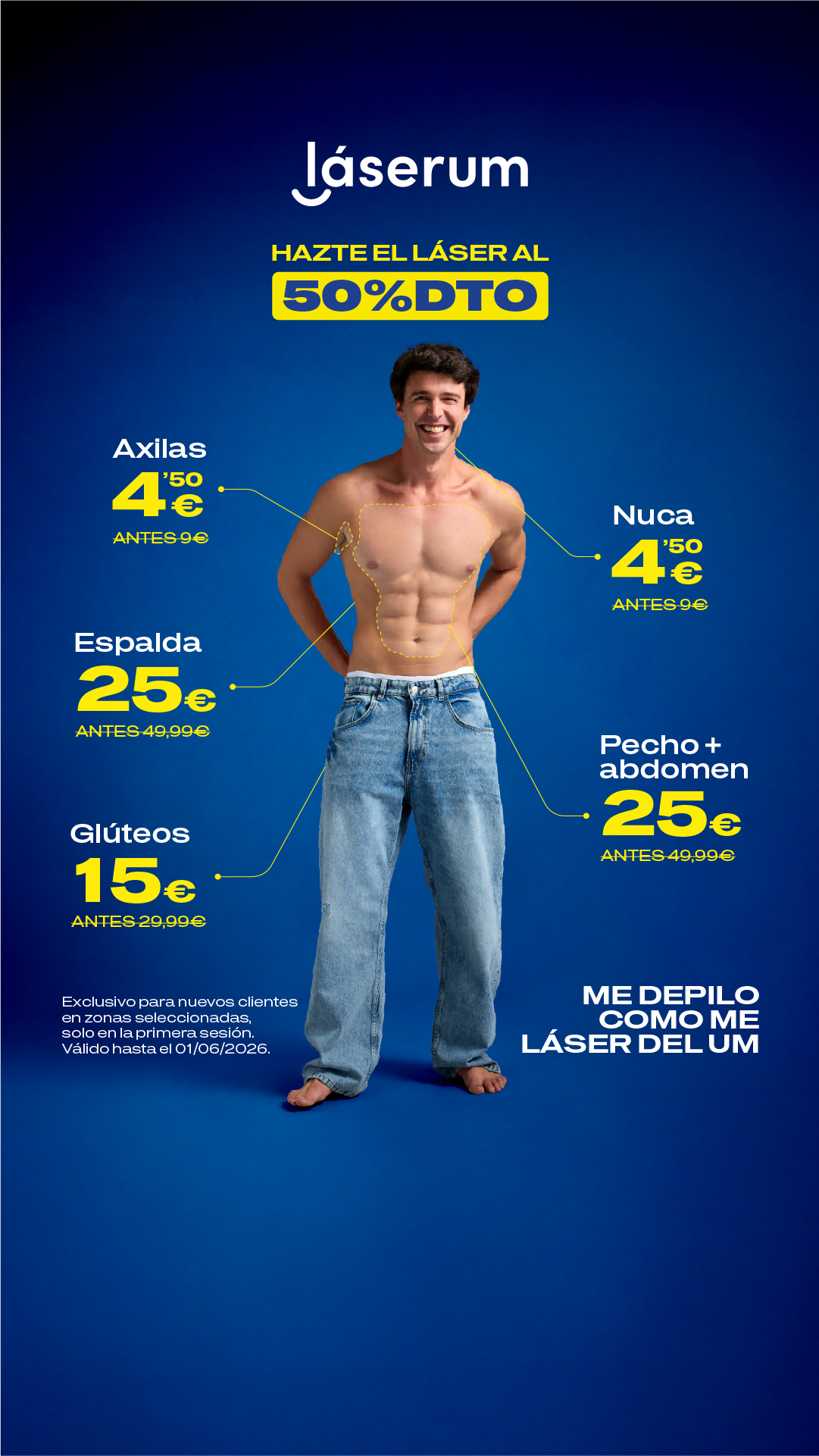 Láserum Facebook ad