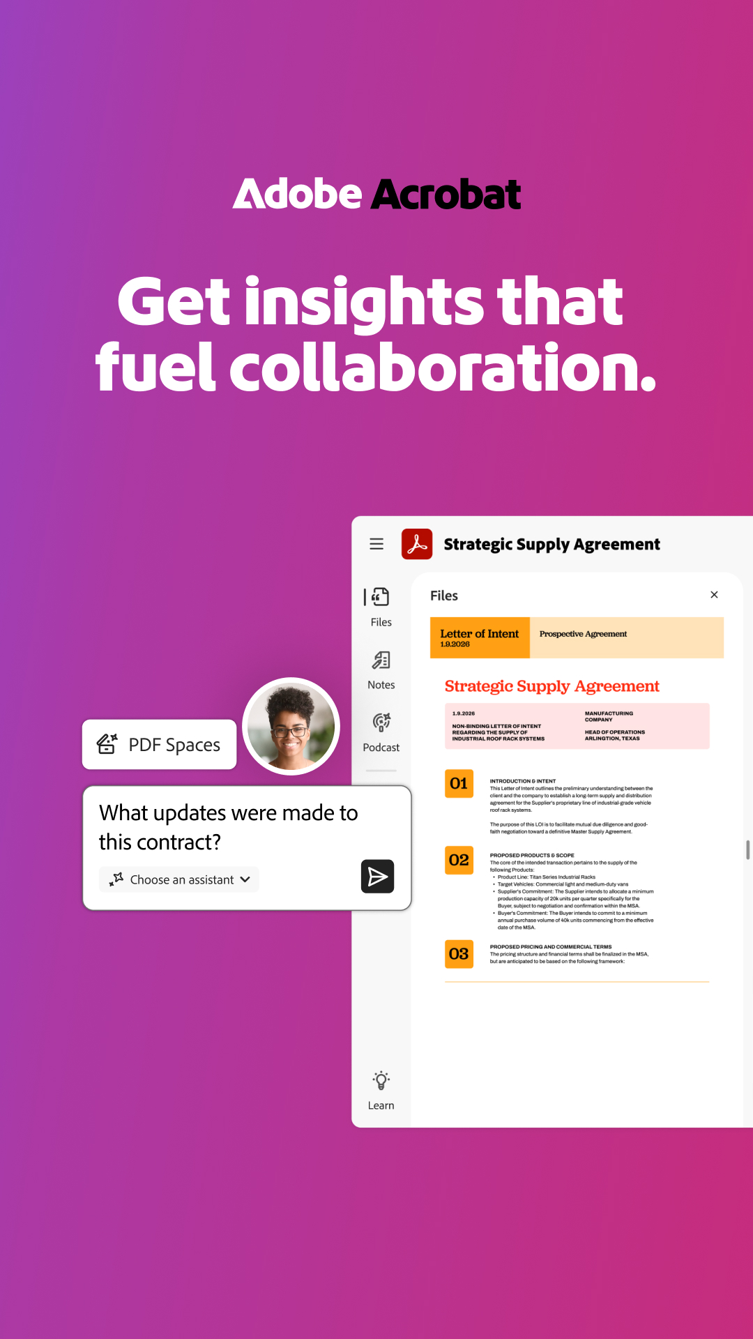 Adobe Acrobat Facebook ad