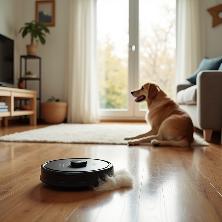 Smart Choice Central Facebook ad: Best Robot Vacuums For Dog Hair.