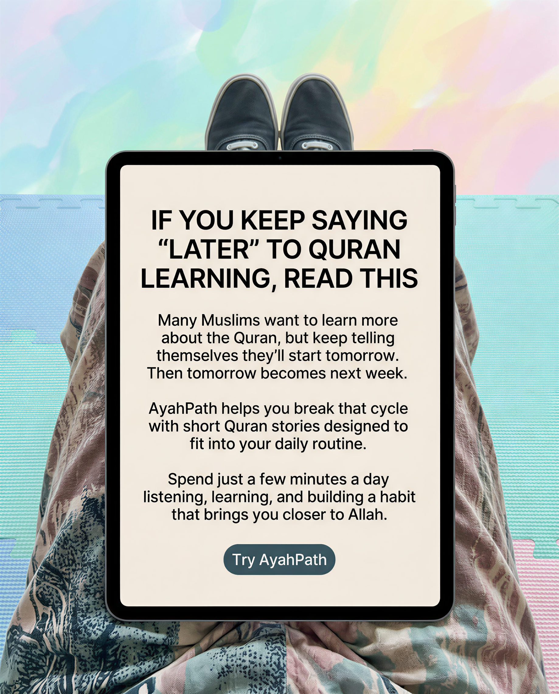 Imam Advice Daily Facebook ad