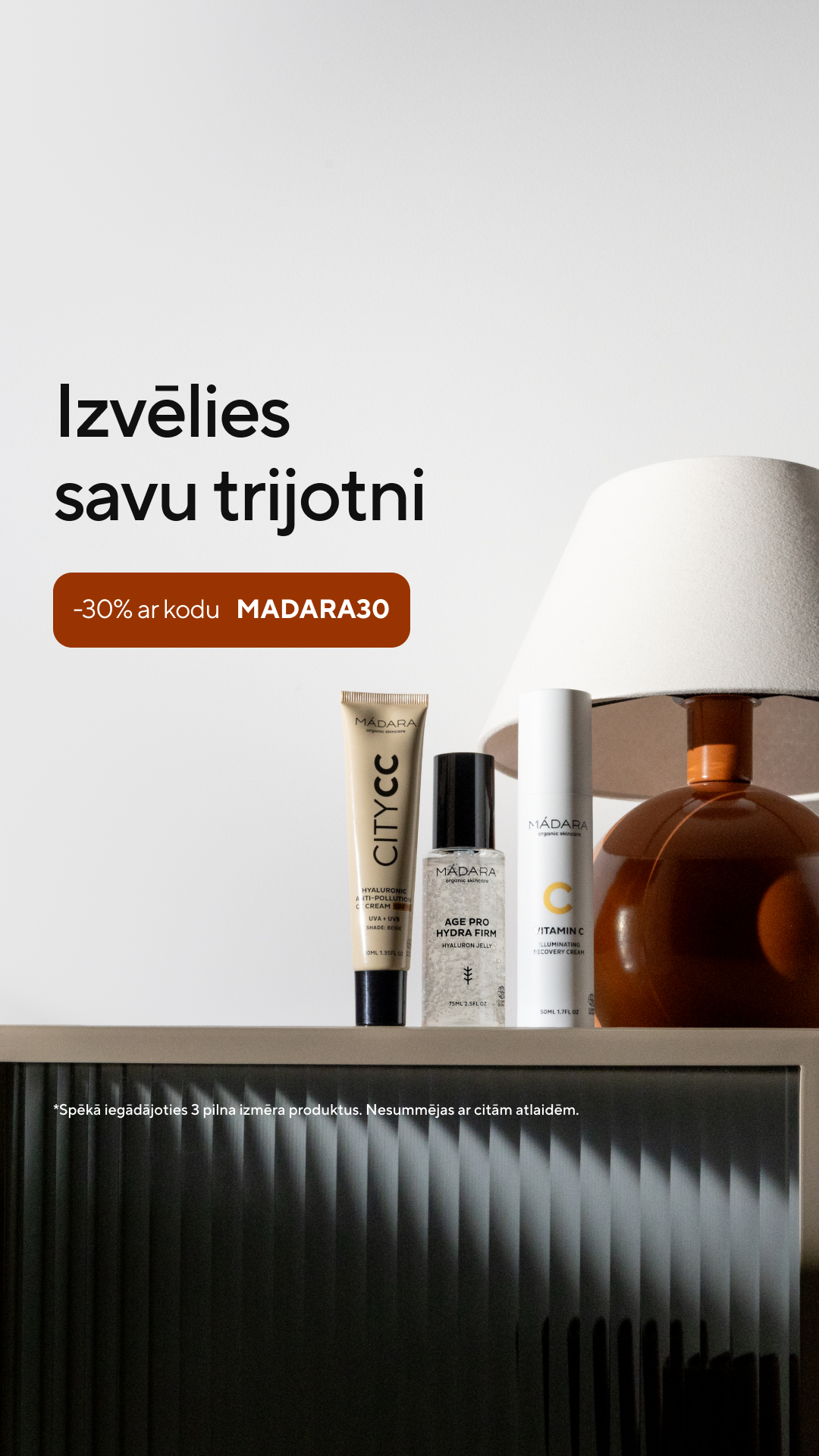 Mádara Organic Skincare Facebook ad