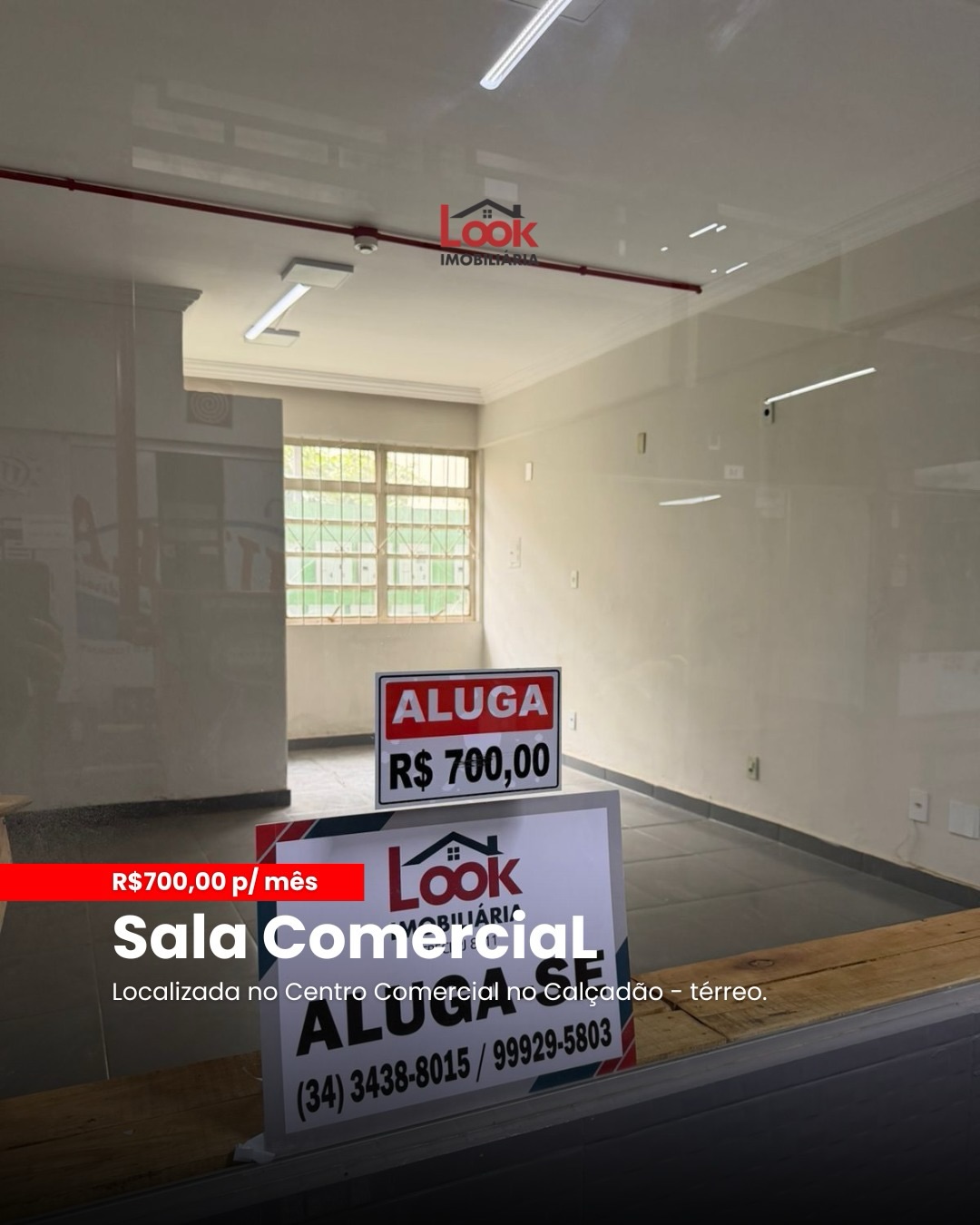 Look Imobiliária Facebook ad: Imóvel Comercial no Centro de Araxá
