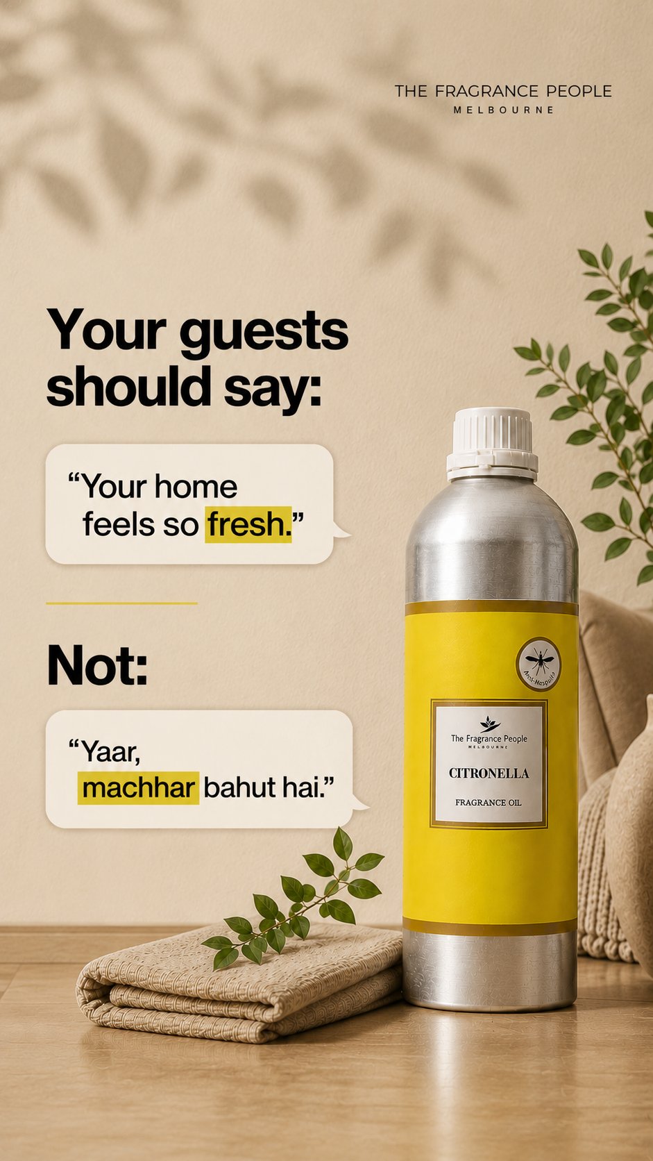 The Fragrance People Facebook ad