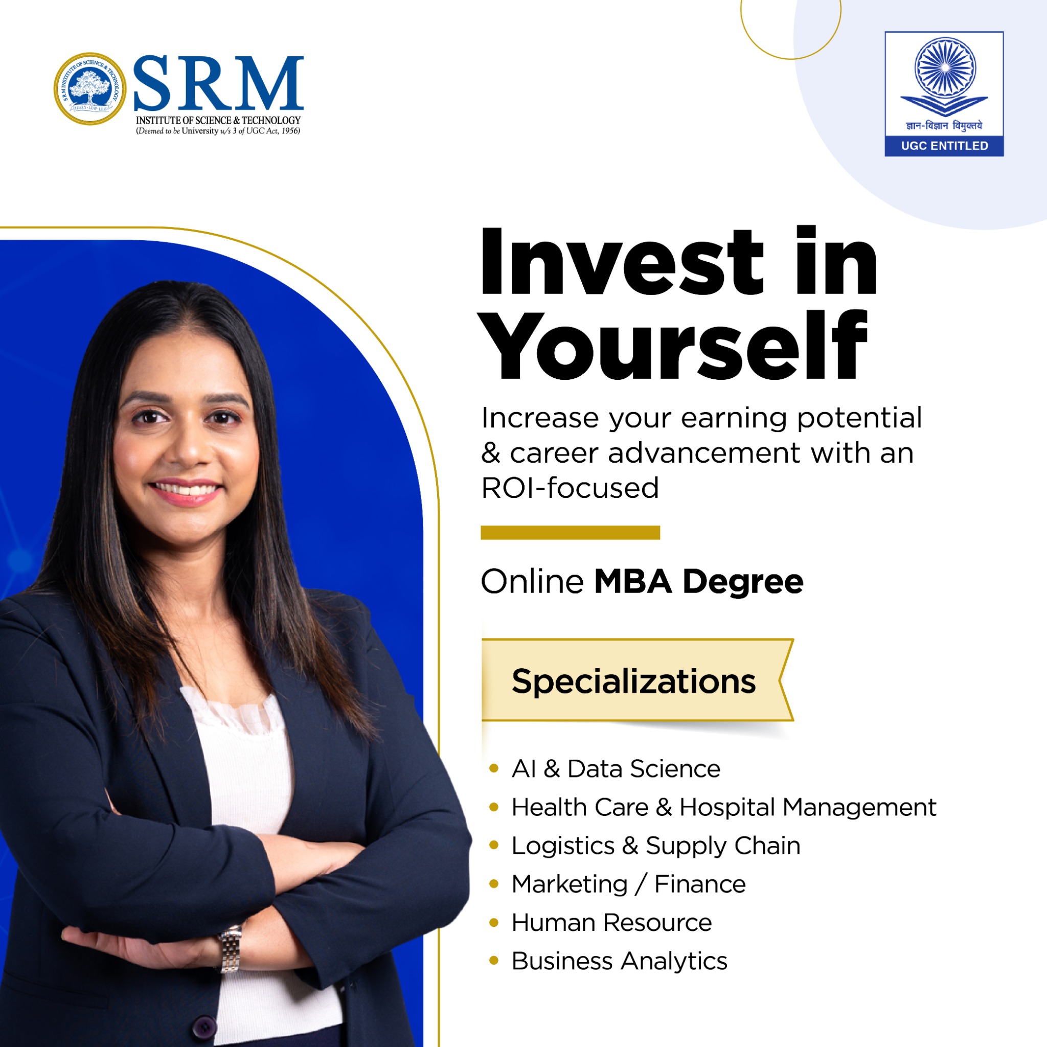 SRM Online Education Facebook ad