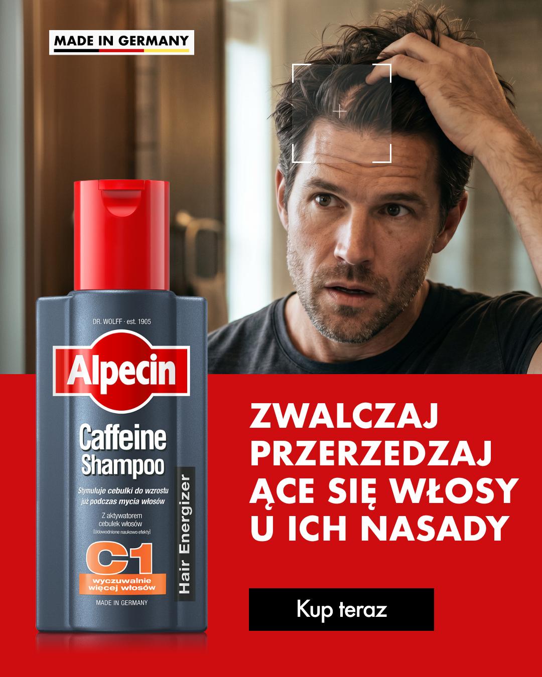 Alpecin Facebook ad