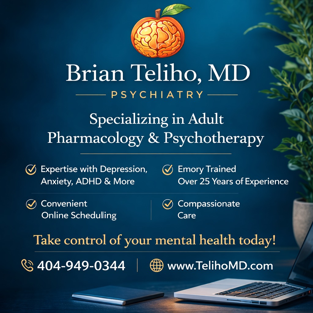 Brian Teliho, MD Facebook ad: Brian Teliho, MD, Psychiatrist promoting better mental…
