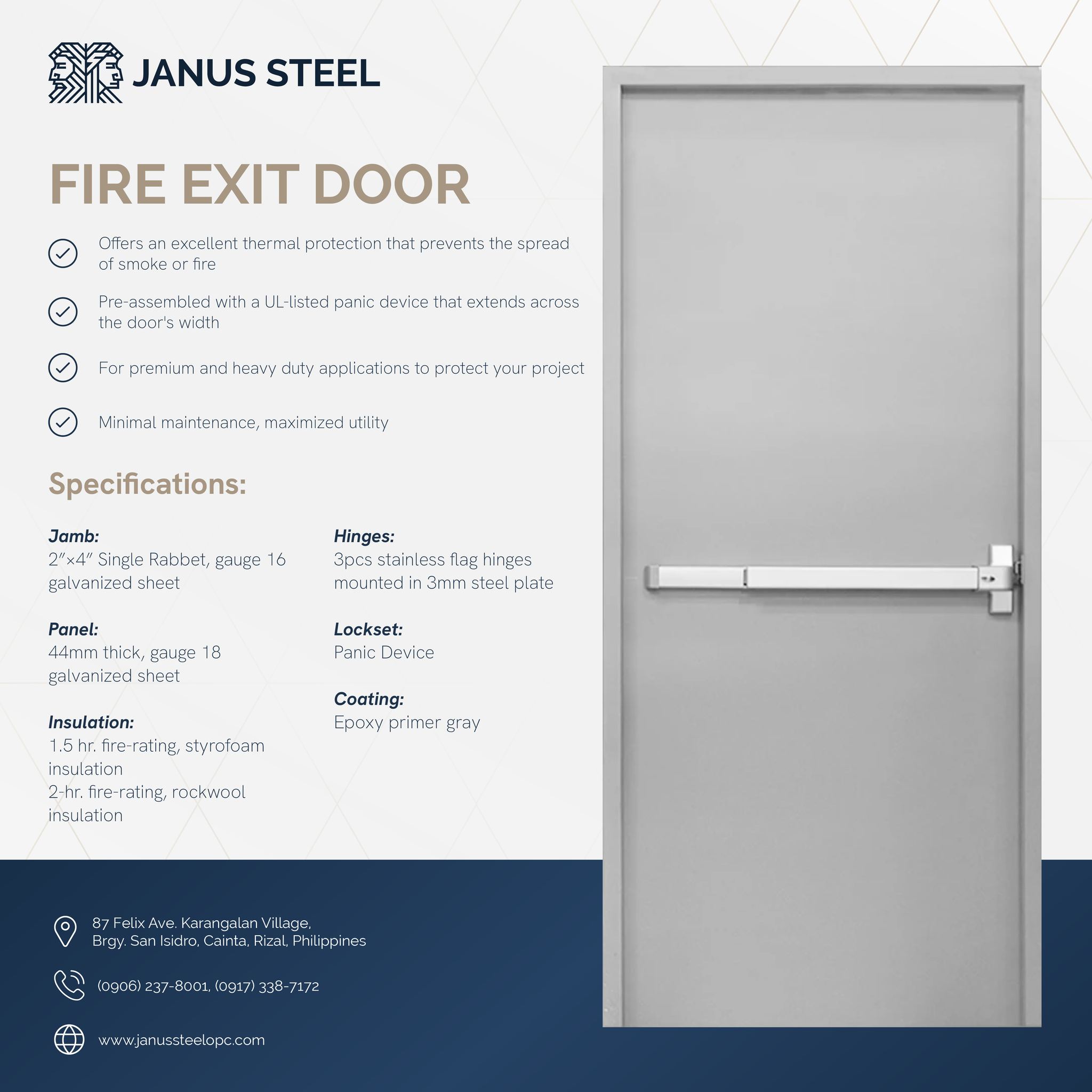 Janus Steel OPC Facebook ad: Upgrade your upcoming project with a diverse range…