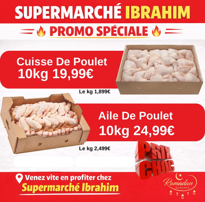 Ibrahim Supermarché Longwy Facebook ad