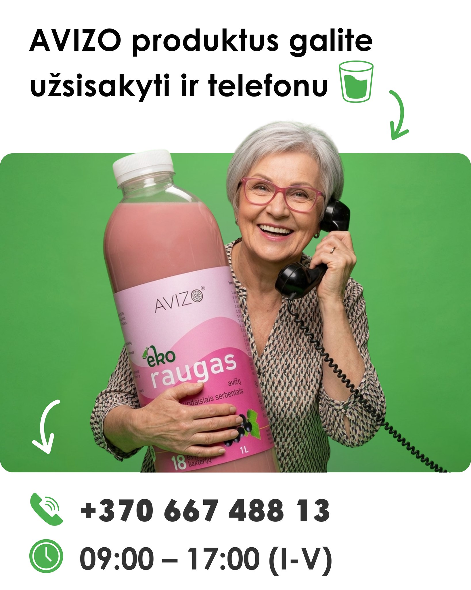 AVIZO Probiotics Facebook ad: Fermentuoti Gėrimai, Natūralus Pasirinkimas Sveikatai