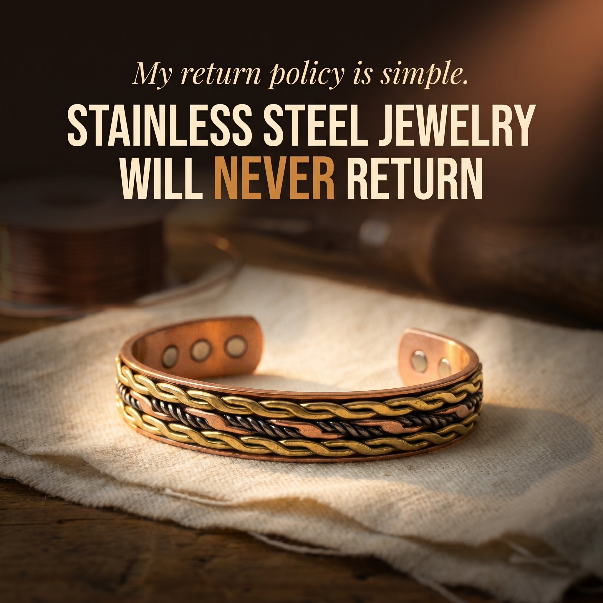 Vera’s Copper Jewelry Facebook ad