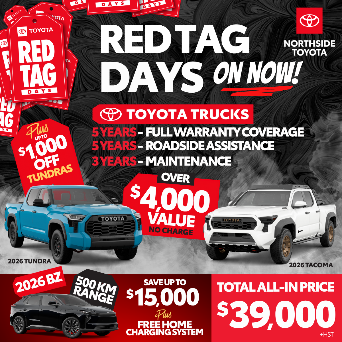 Northside Toyota SSM Facebook ad from Apr 12, 2026