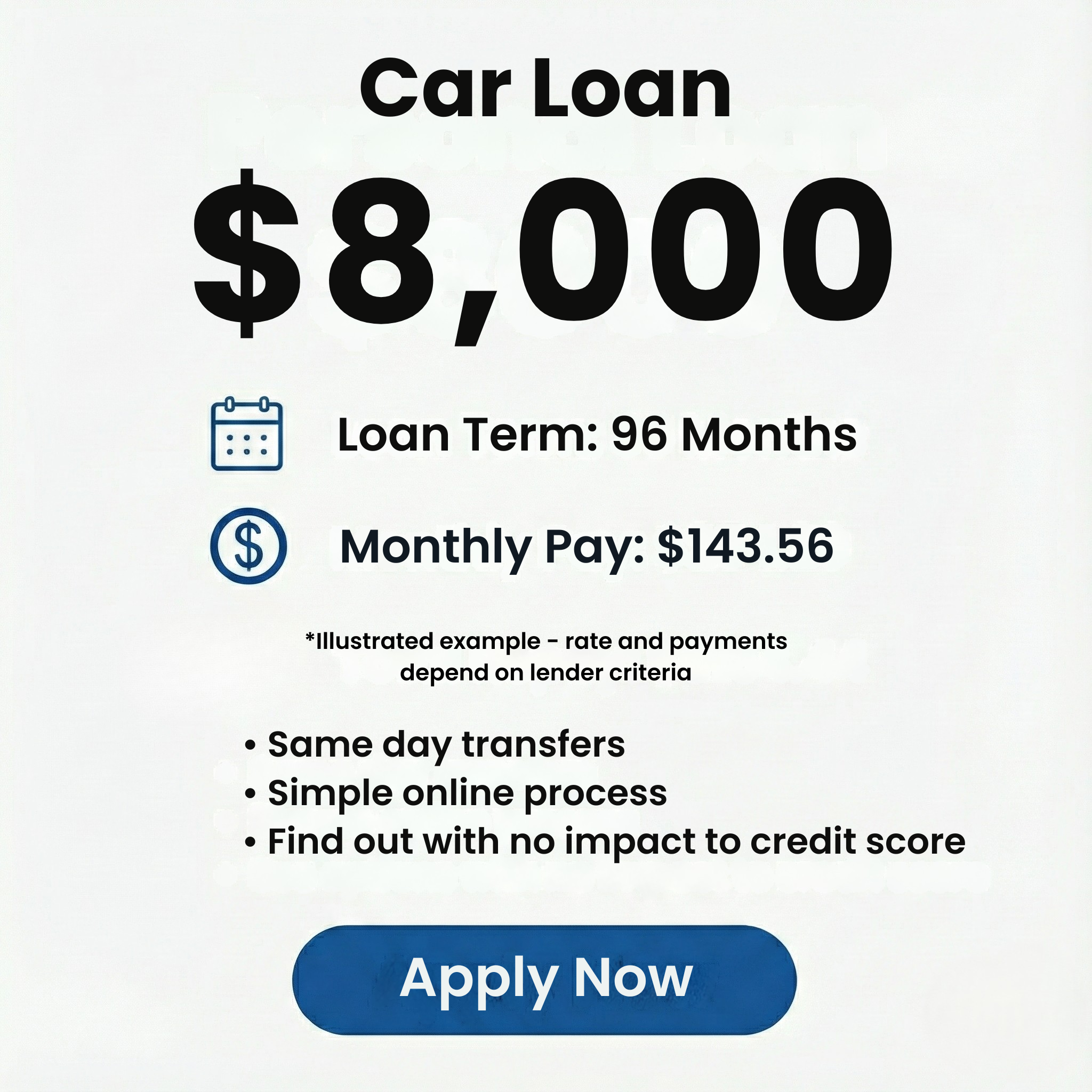 My Auto Approval Facebook ad: See Car Loan Options With No Credit Score Risk