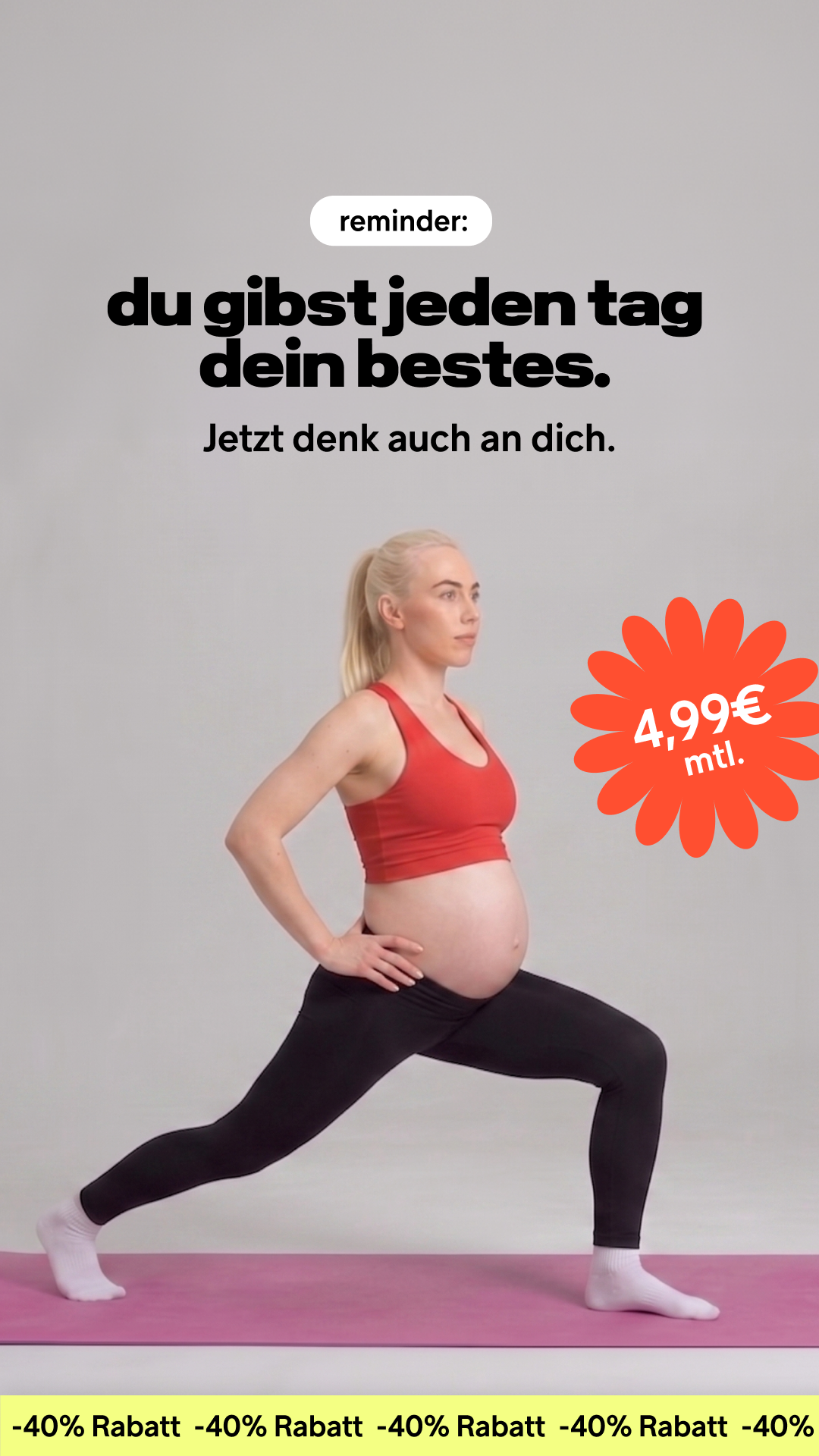 Gymondo Facebook ad