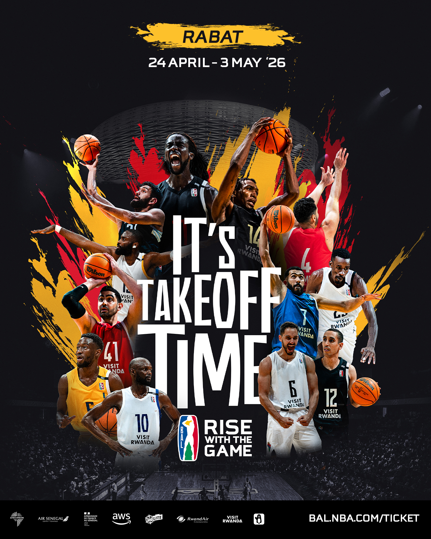 Basketball Africa League Facebook ad from Apr 1, 2026