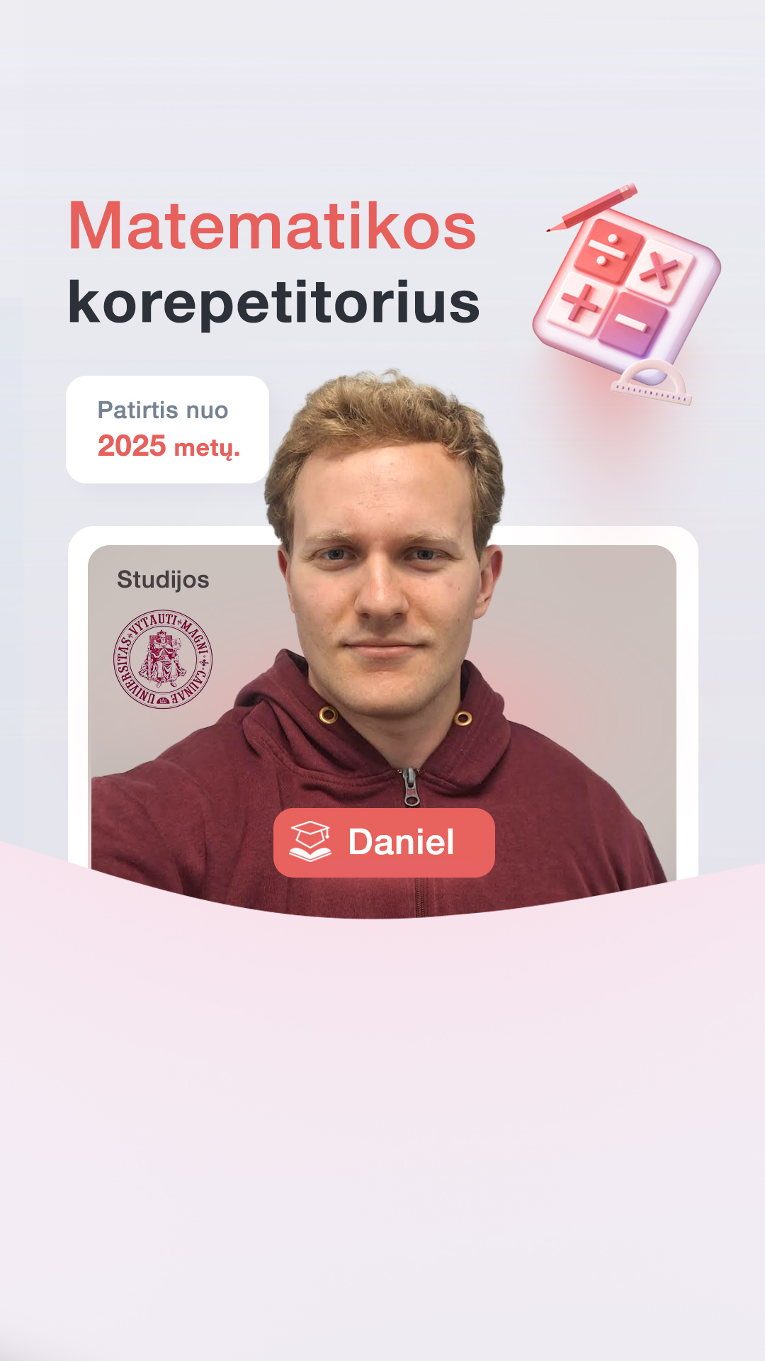 Pasimokome.lt korepetitoriai Facebook ad