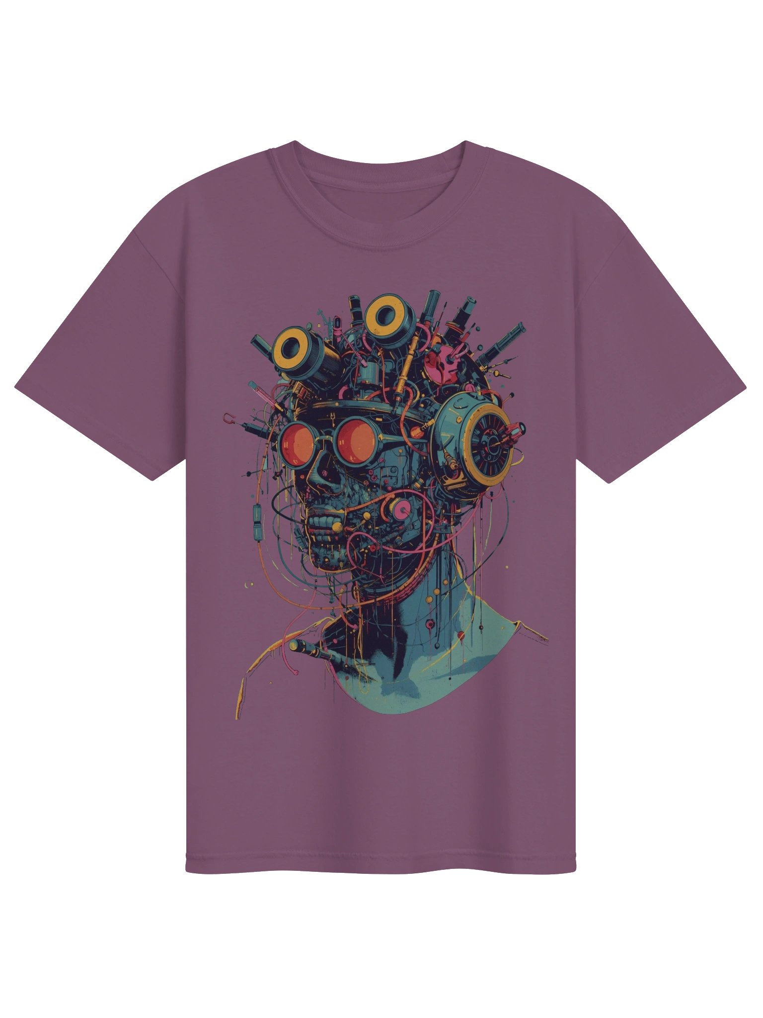Studio W Atelier Retro Futurism T-Shirts Facebook ad: Retro-futuristic worlds on a t-shirt.