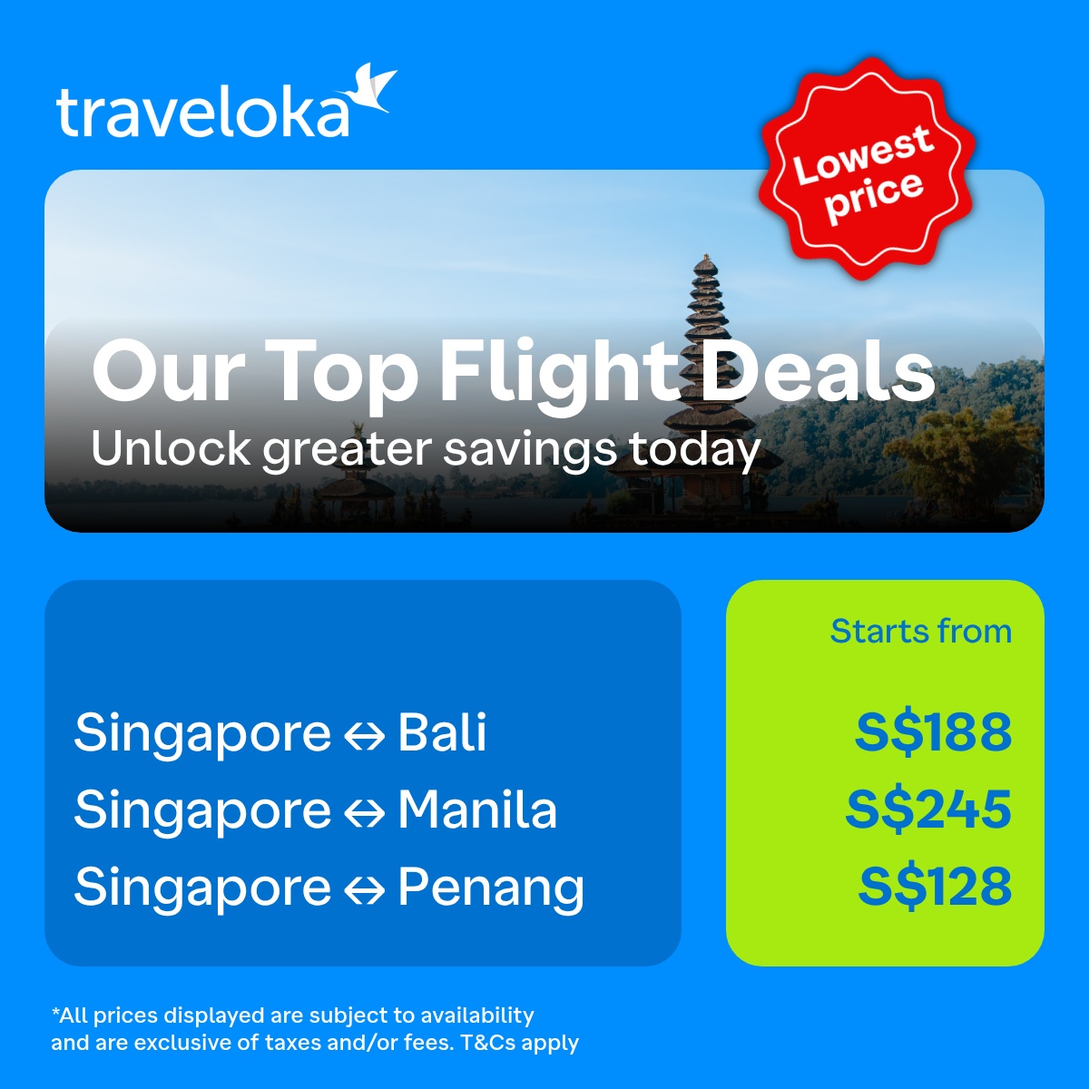 Traveloka Singapore Facebook ad