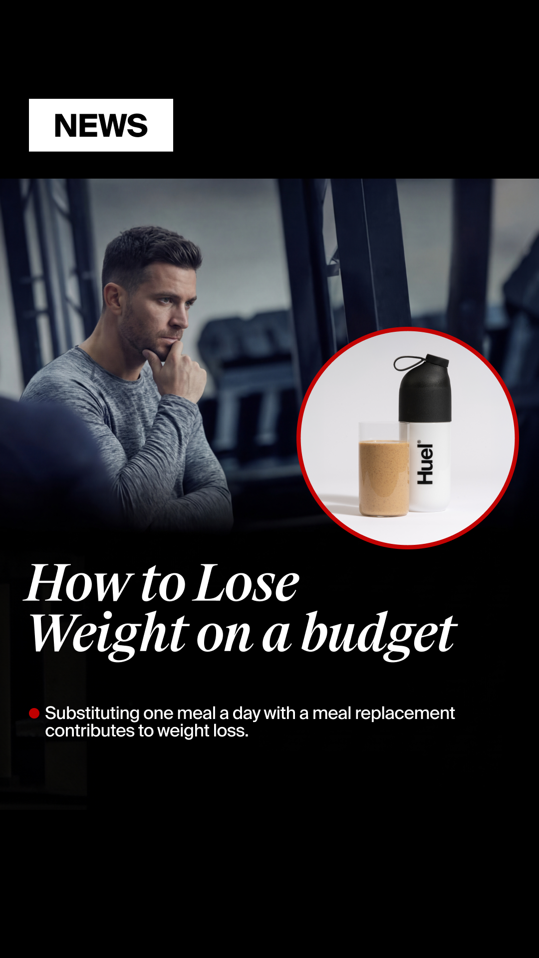 Huel Facebook ad