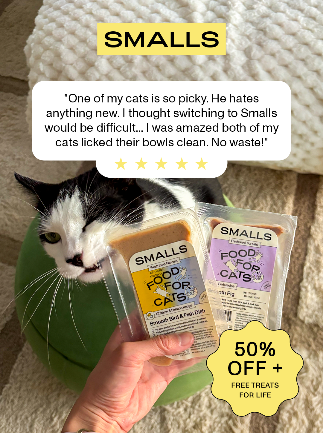 Smalls Facebook ad